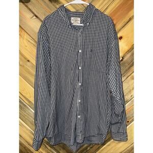 VTG Ralph Lauren Polo Jeans Co. Mens Shirt 2XL Plaid Button Up Pocket